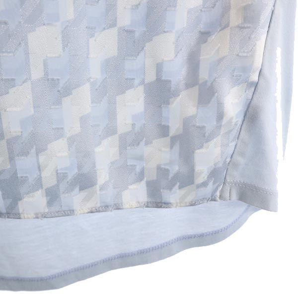 LAUTREAMONT ロートレアモン 日本製 半袖 カットソー 40 ブルー系 レディース