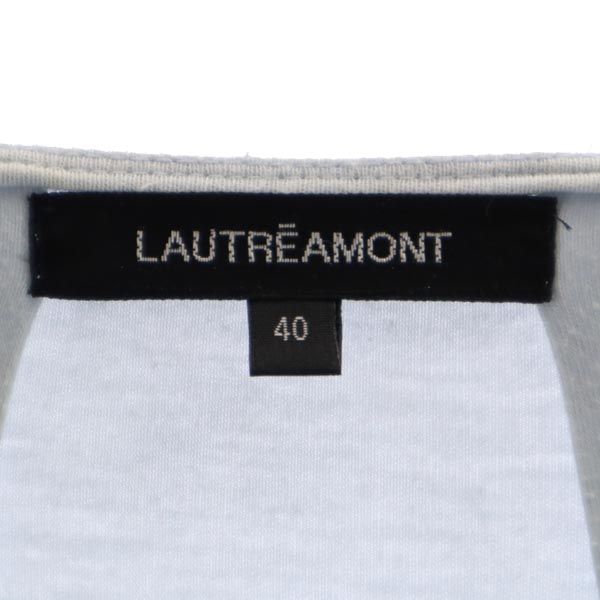 LAUTREAMONT ロートレアモン 日本製 半袖 カットソー 40 ブルー系 レディース