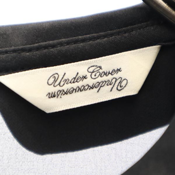 UNDERCOVER アンダーカバー 日本製 半袖 シースルー切替 カットソー 2 ブラック レディース