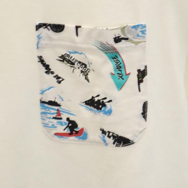 XLARGE エクストララージ 半袖 Tシャツ M ホワイト系 ポケT メンズ