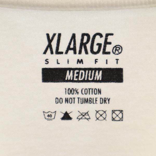 XLARGE エクストララージ 半袖 Tシャツ M ホワイト系 ポケT メンズ