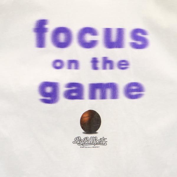 ALORE アローレ 90s オールド USA製 バックプリント バスケットボール 半袖 Tシャツ XL ホワイト メンズ