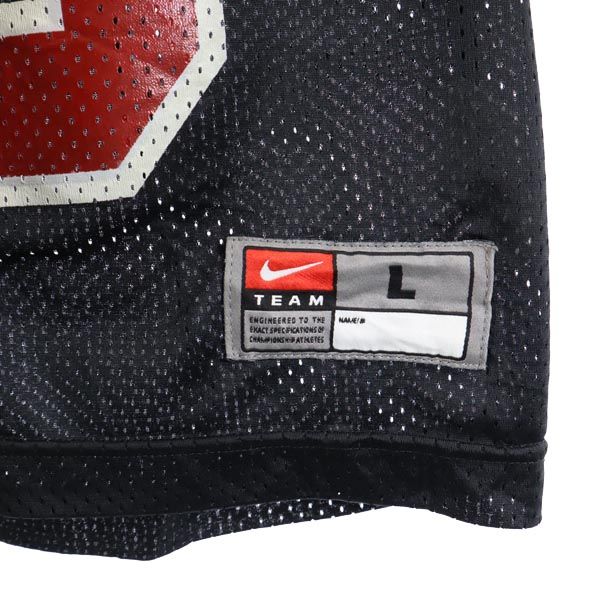 NIKE ナイキ USA製 背番号48 アメリカンフットボール 半袖 ウェア L ブラック アメフト メンズ