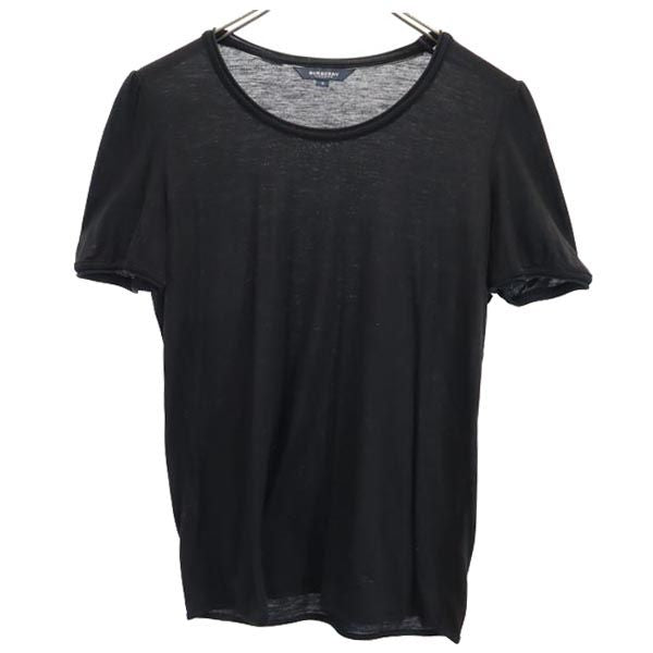 BURBERRY バーバリー 三陽商会 半袖 パフスリーブ Tシャツ 2 ブラック系 レディース