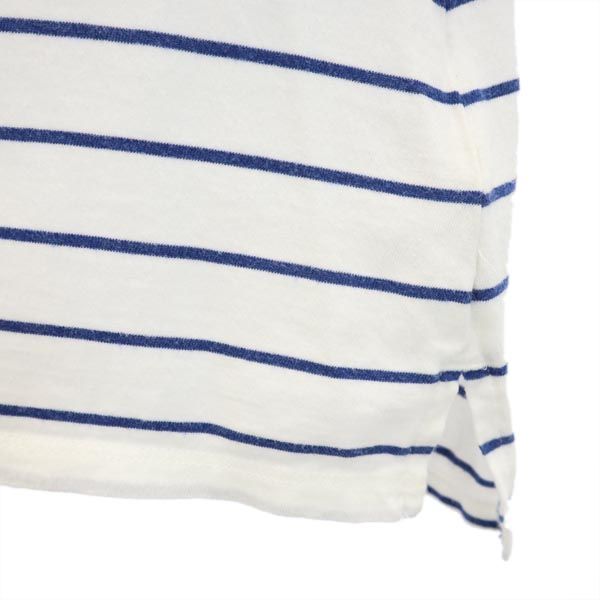 patagonia パタゴニア アウトドア ボーダー 長袖 ロールアップ袖 Tシャツ S ホワイト系 ロンT レディース