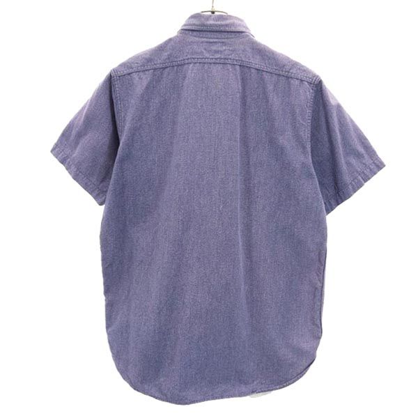 REAL McCOY リアルマッコイ 半袖 ワークシャツ 14 青系 メンズ