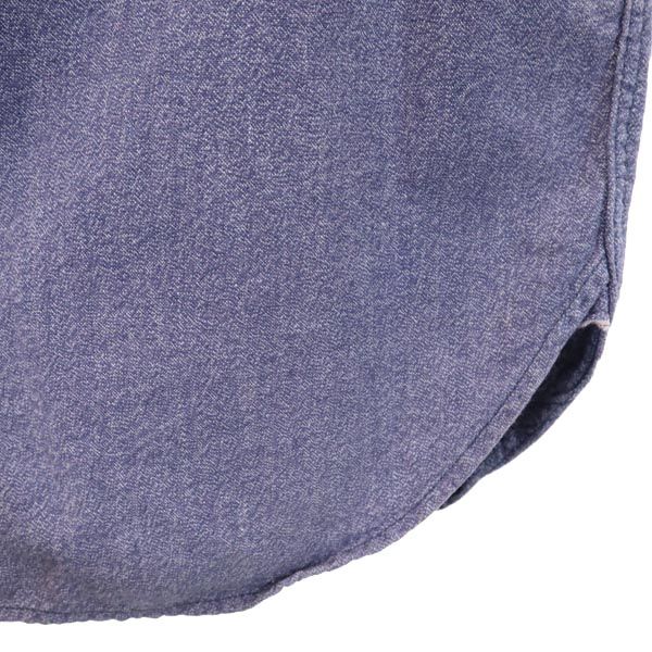 REAL McCOY リアルマッコイ 半袖 ワークシャツ 14 青系 メンズ