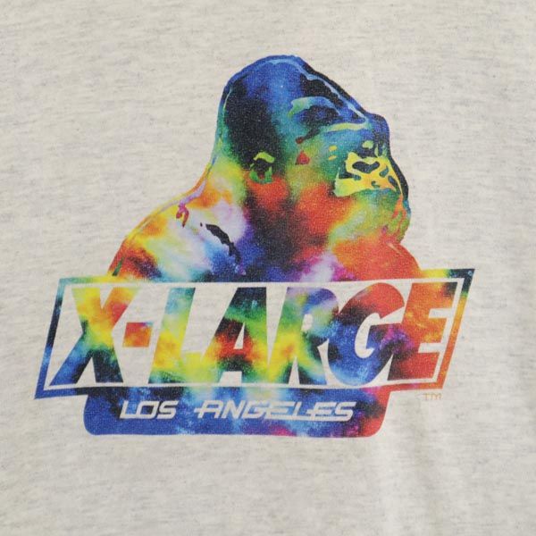 XLARGE エクストララージ プリント 半袖 Tシャツ M グレー系 メンズ