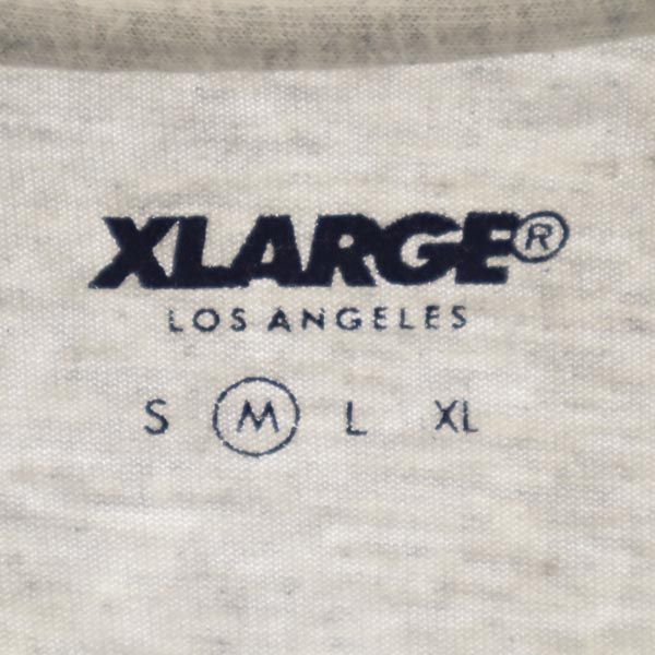 XLARGE エクストララージ プリント 半袖 Tシャツ M グレー系 メンズ