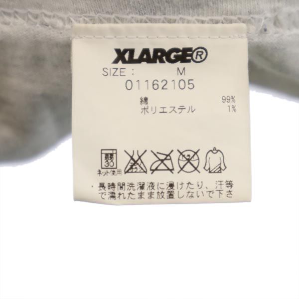 XLARGE エクストララージ プリント 半袖 Tシャツ M グレー系 メンズ