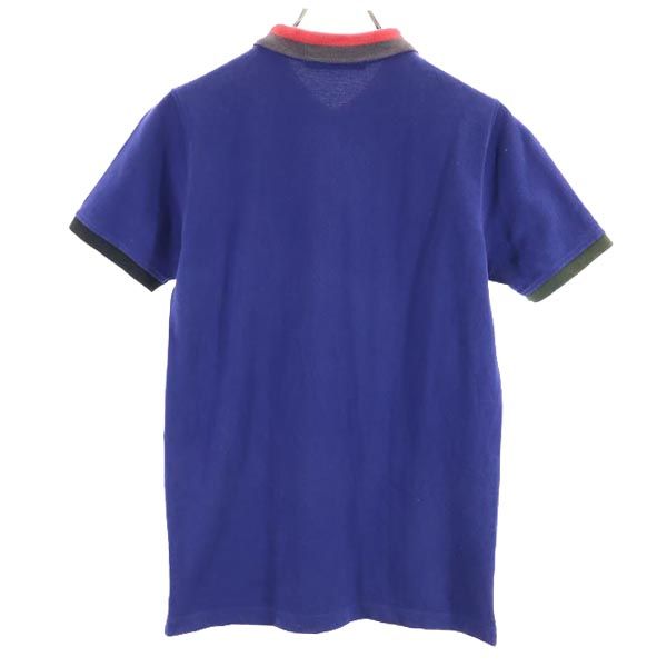 RAF SIMONS ラフシモンズ 半袖 ポロシャツ ブルー系 鹿の子 レディース