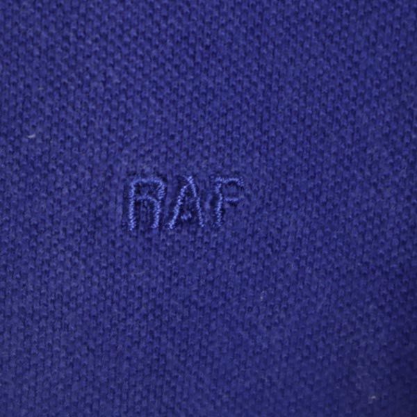 RAF SIMONS ラフシモンズ 半袖 ポロシャツ ブルー系 鹿の子 レディース