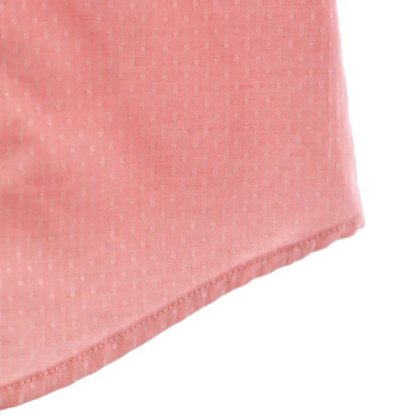 未使用 NARACAMICIE ナラカミーチェ イタリア製 総柄 7分袖 シャツ 0 ピンク系 レディース