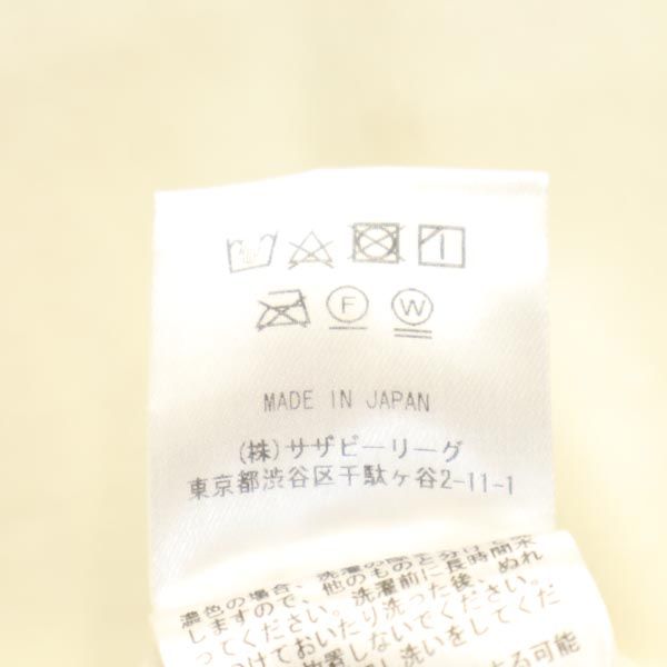 Ron Herman ロンハーマン 日本製 半袖 Vネック Tシャツ XS 生成り レディース