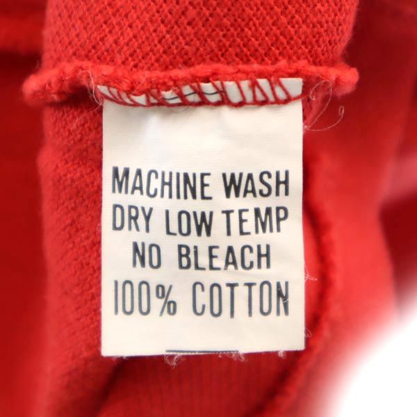 Brooks Brothers ブルックスブラザーズ 半袖 ポロシャツ M レッド 鹿の子 レディース