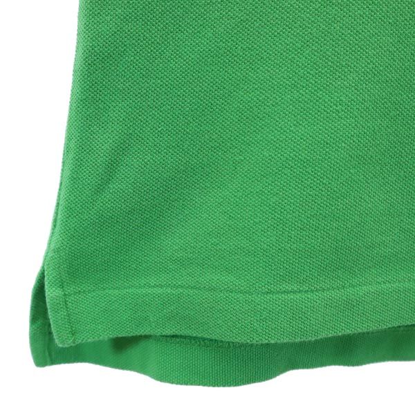 RALPH LAUREN ラルフローレン 半袖 ポロシャツ M 緑 鹿の子 レディース