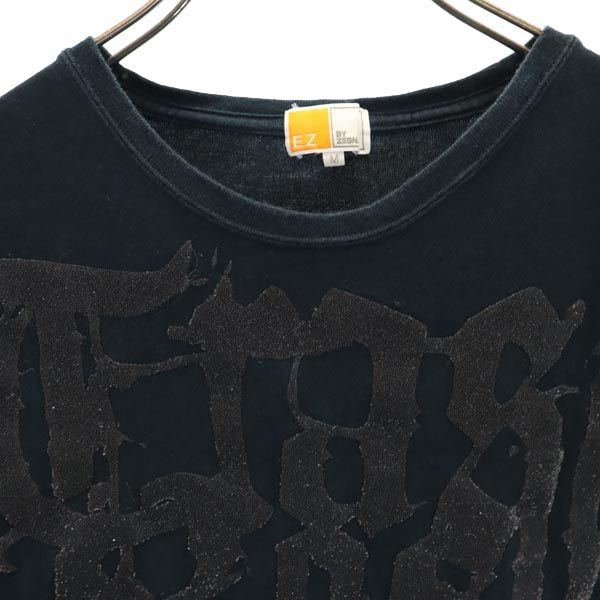 イージーバイゼニア 三陽商会 半袖 Tシャツ M ブラック系 E.Z BY ZEGNA レディース