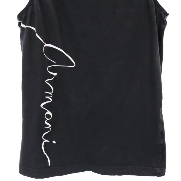 アルマーニエクスチェンジ プリント タンクトップ S ブラック系 ARMANI EXCHANGE レディース