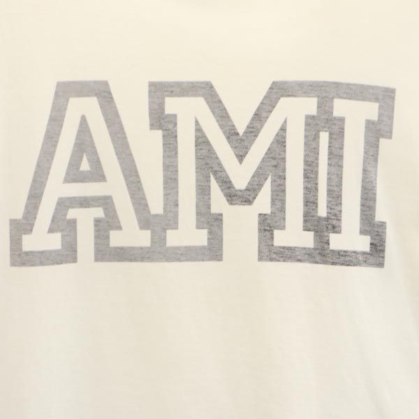 ami alexandre ｍattiussi アミアレクサンドルマテュッシ リバースプリント 半袖 リバースプリント Tシャツ M ホワイト系 メンズ