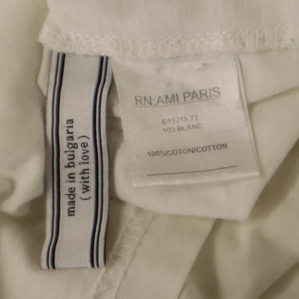 ami alexandre ｍattiussi アミアレクサンドルマテュッシ リバースプリント 半袖 リバースプリント Tシャツ M ホワイト系 メンズ