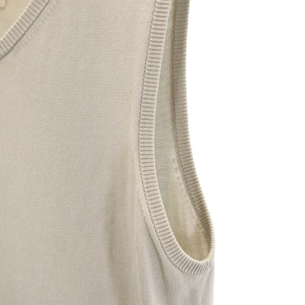 ANTEPRIMA アンテプリマ シルクブレンド ノースリーブ タンクトップ 38 ベージュ系 レディース