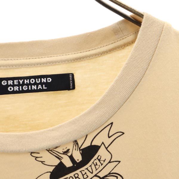 GREYHOUND ORIGINAL グレイハウンドオリジナル 半袖 Tシャツ M ベージュ系 レディース