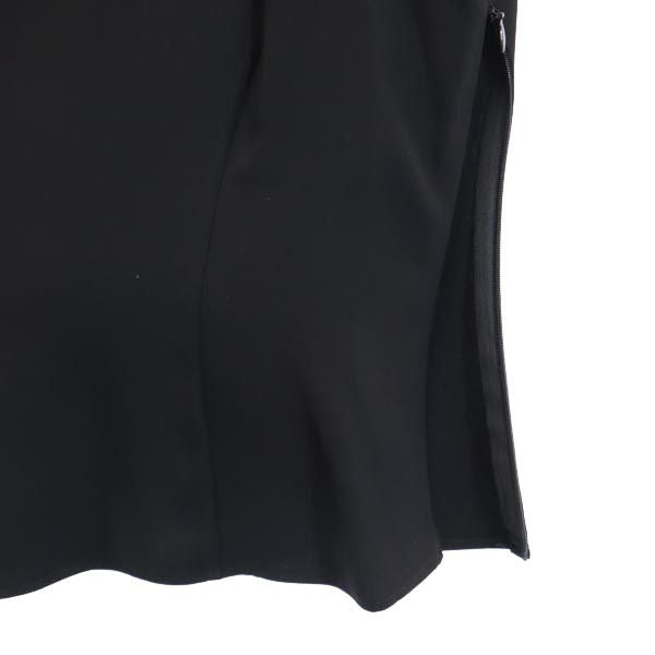 ARMANI COLLEZIONI アルマーニコレッツォーニ イタリア製 ノースリーブ カットソー 46 ブラック系 レディース