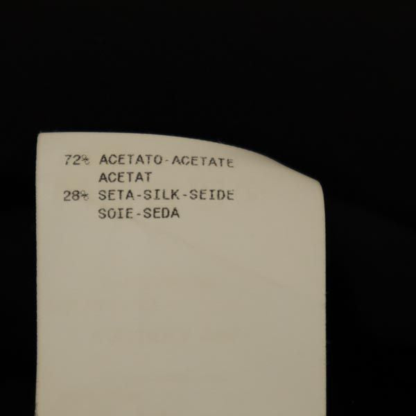 ARMANI COLLEZIONI アルマーニコレッツォーニ イタリア製 ノースリーブ カットソー 46 ブラック系 レディース