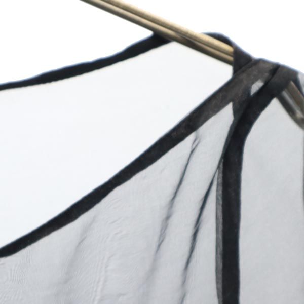 sacai luck サカイラック ボーダー柄 半袖 ボートネック カットソー 2 紺×黒 レディース