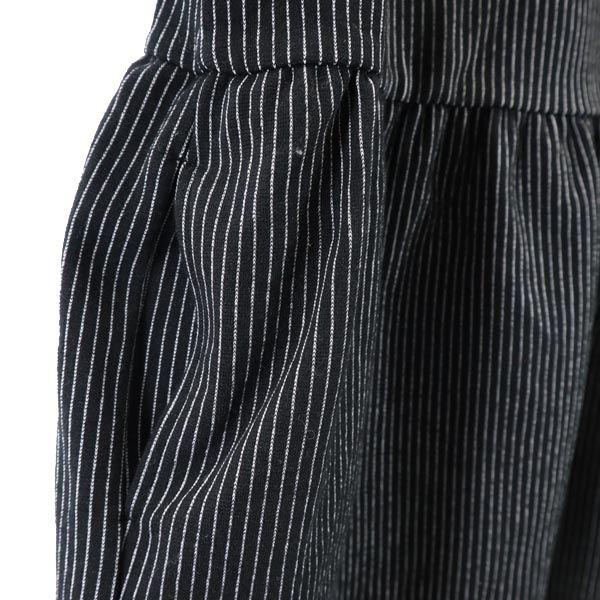 agnes b. アニエスベー ストライプ ノースリーブ ワンピース 8sns ブラック系 キッズ