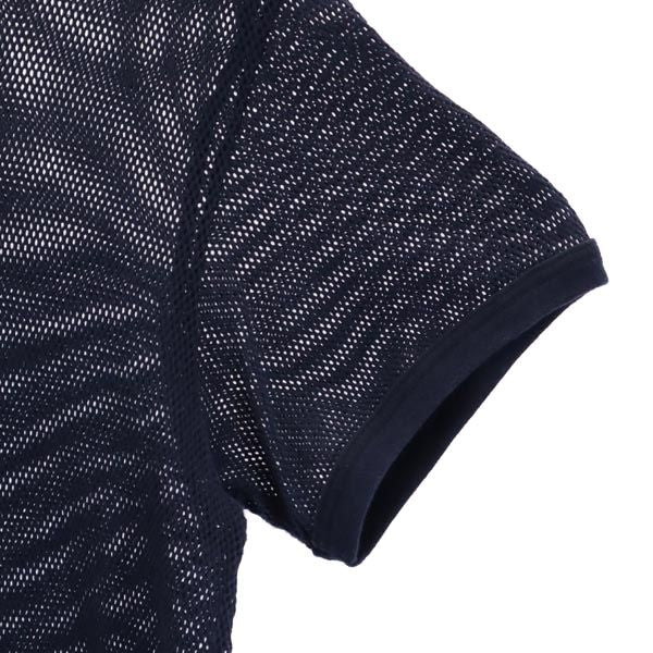 TOGA VIRILIS トーガビリリース 日本製 半袖 メッシュ Tシャツ ONE ネイビー系 メンズ