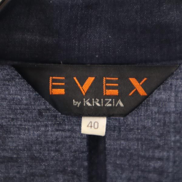 EVEX by KRIZIA エヴェックス バイ クリツィア 三陽商会 ベスト 40 ネイビー レディース