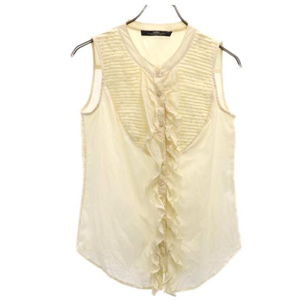 MAX MARA マックスマーラ ノースリーブ シャツ アイボリー系 メンズ