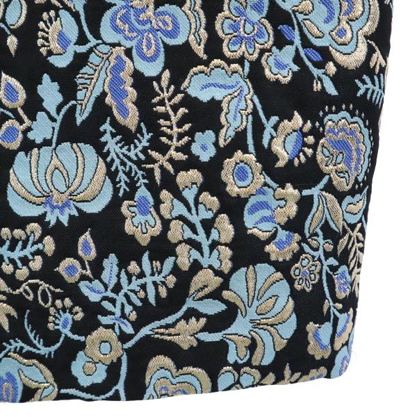 未使用 エムエスジーエム イタリア製 総柄 半袖 ワンピース 38 ブルー系 MSGM レディース