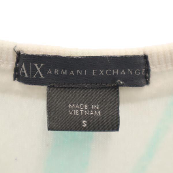 ARMANI EXCHANGE アルマーニエクスチェンジ ノースリーブ パイル地 ワンピース S グリーン系 レディース