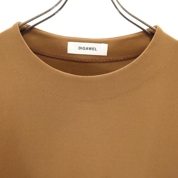DIGAWEL ディガウェル 日本製 半袖 Tシャツ 1 ブラウン メンズ
