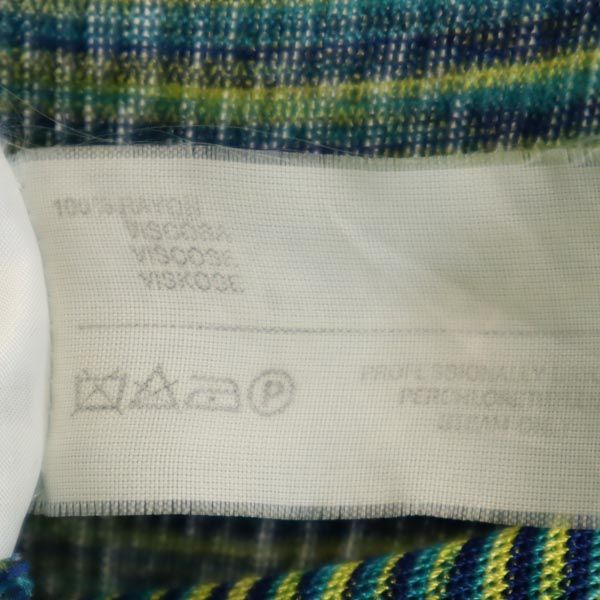 Missoni ミッソーニ イタリア製 総柄 半袖 ニット 半袖 セーター 44 ブルー系 ニット レディース