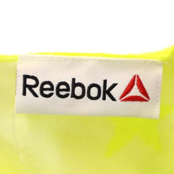 未使用 リーボック 星柄 トレーニングウェア OT イエロー Reebok スポーツブラ レディース