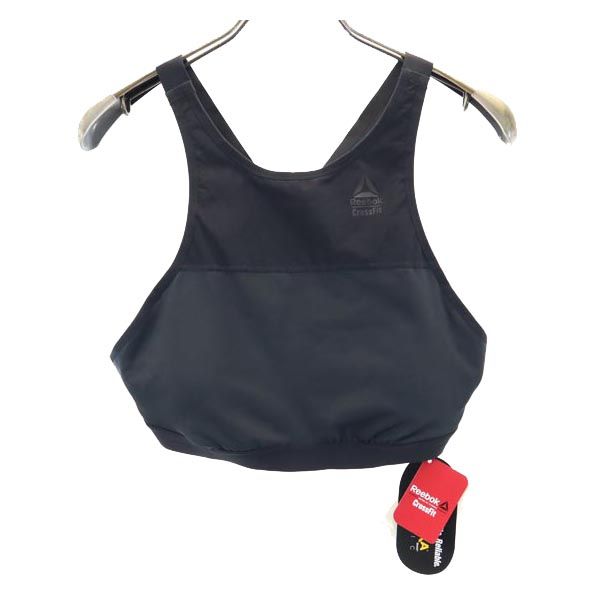 未使用 Reebok リーボック トレーニングウェア OT 黒 スポーツブラ レディース