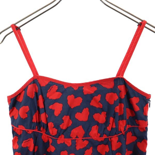 MARC BY MARC JACOBS マークバイマークジェイコブス ハート キャミソール 0 ネイビー レディース