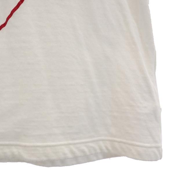 VOTE MAKE NEW CLOTHES ボートメイクニュークローズ 日本製 フード 半袖 Tシャツ M ホワイト メッシュ メンズ