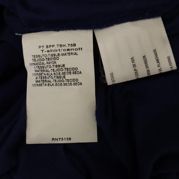 SPORT MAX CODE スポーツマックスコーデ ノースリーブ チュニック M ネイビー系 ビーズ飾り レディース