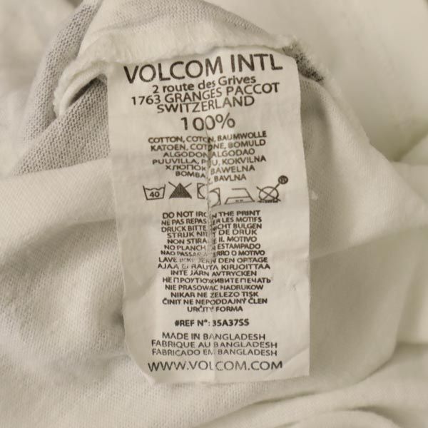 VOLCOM ボルコム 半袖 Tシャツ S ホワイト系 メンズ