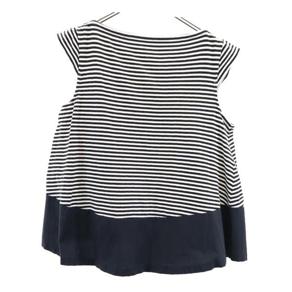 BROOME STREET kate spade ブルームストリート ケイトスペード ボーダー 半袖 Tシャツ M 白×黒 レディース