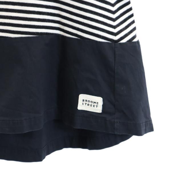 BROOME STREET kate spade ブルームストリート ケイトスペード ボーダー 半袖 Tシャツ M 白×黒 レディース