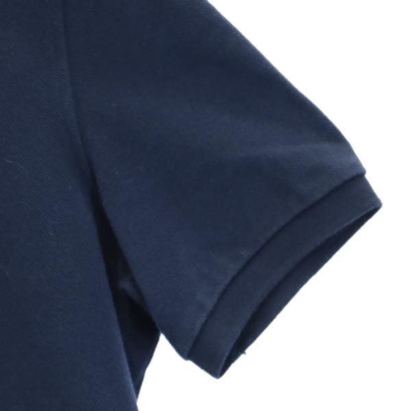 Psycho Bunny サイコバニー 日本製 ゴルフ 半袖 ポロシャツ M ネイビー系 鹿の子 メンズ