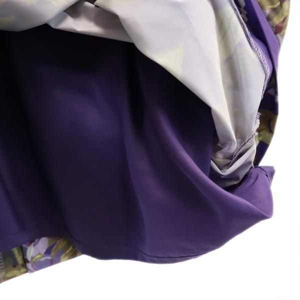 GRACE CONTINENTAL グレースコンチネンタル 日本製 ノースリーブ ワンピース 36 パープル系 レディース