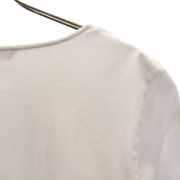 Aquascutum アクアスキュータム 長袖 カットソー S グレー系 パール飾り レディース