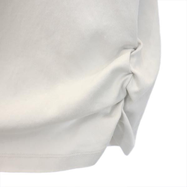 Aquascutum アクアスキュータム 長袖 カットソー S グレー系 パール飾り レディース