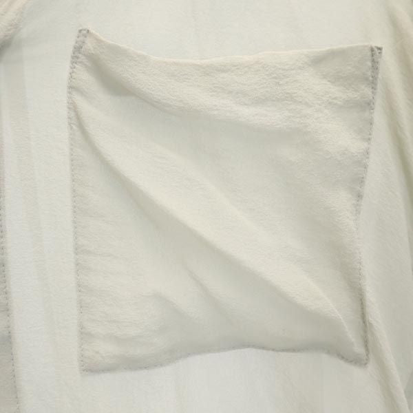 BCBGMAXAZRIA ビーシービージーマックスアズリア シルク 長袖 シャツ XXS グレー系 シースルー レディース